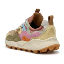 Suede and technical fabric sneakers YAMANO 3 WOMAN