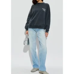 Sweatshirt med logo