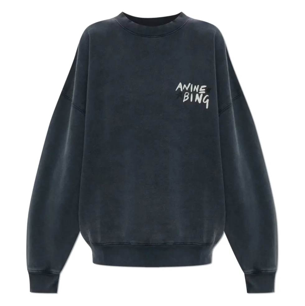 Sweatshirt med logo