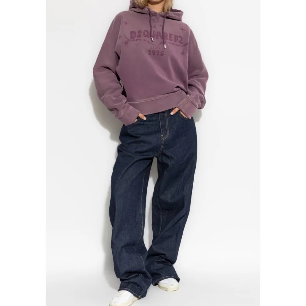Sweatshirt med logo