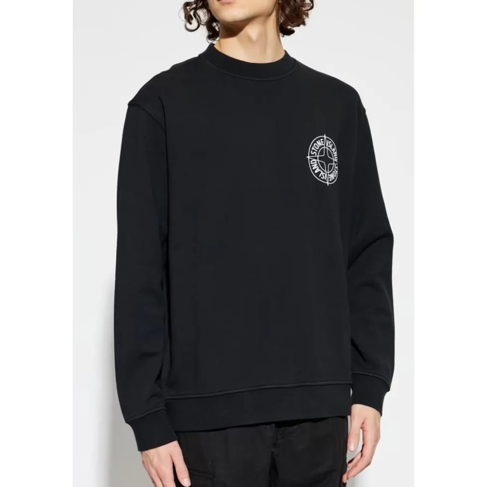 Sweatshirt med printet logo