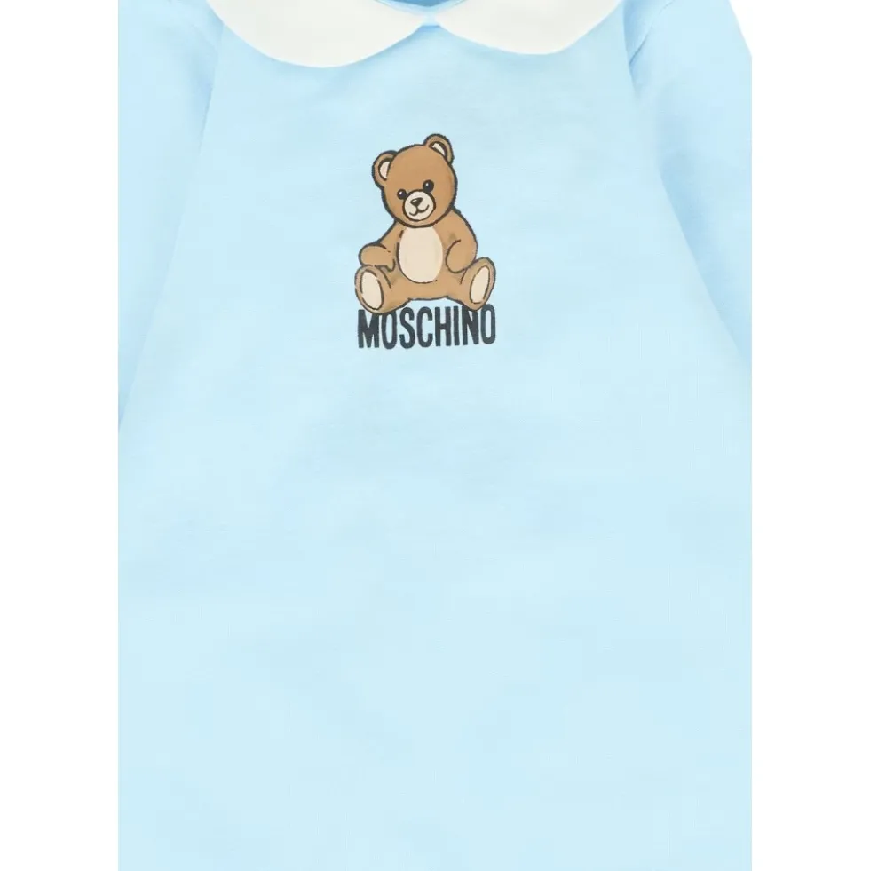Teddy Bear Rompers i lyseblå