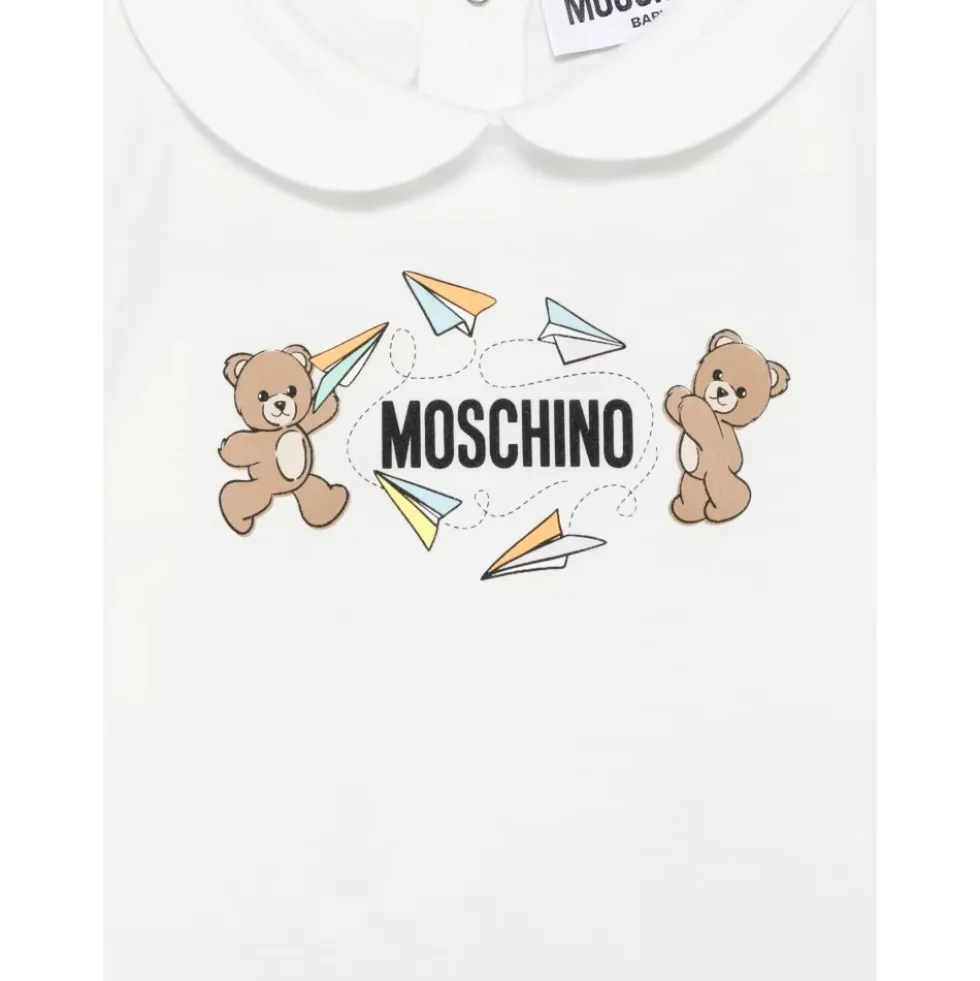 Teddy Print Onesie og Hagesæt