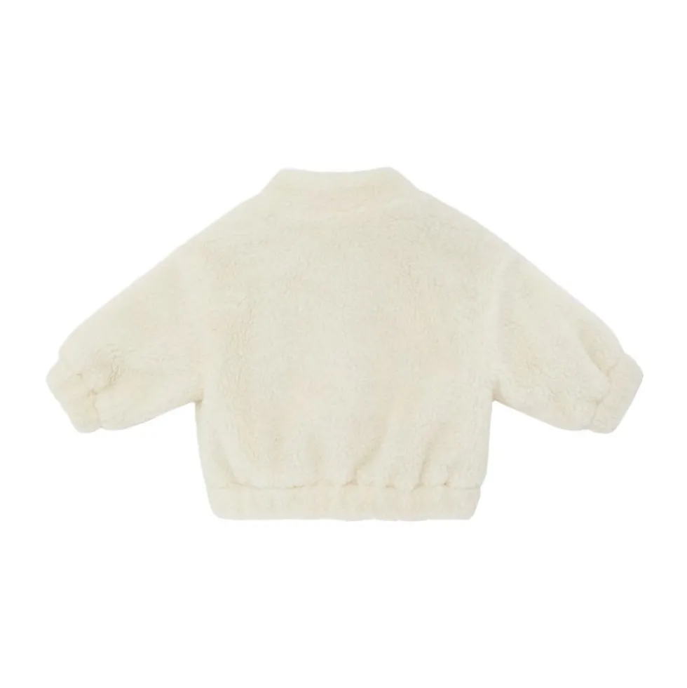Teddy Texture Baby Fleece Jakke