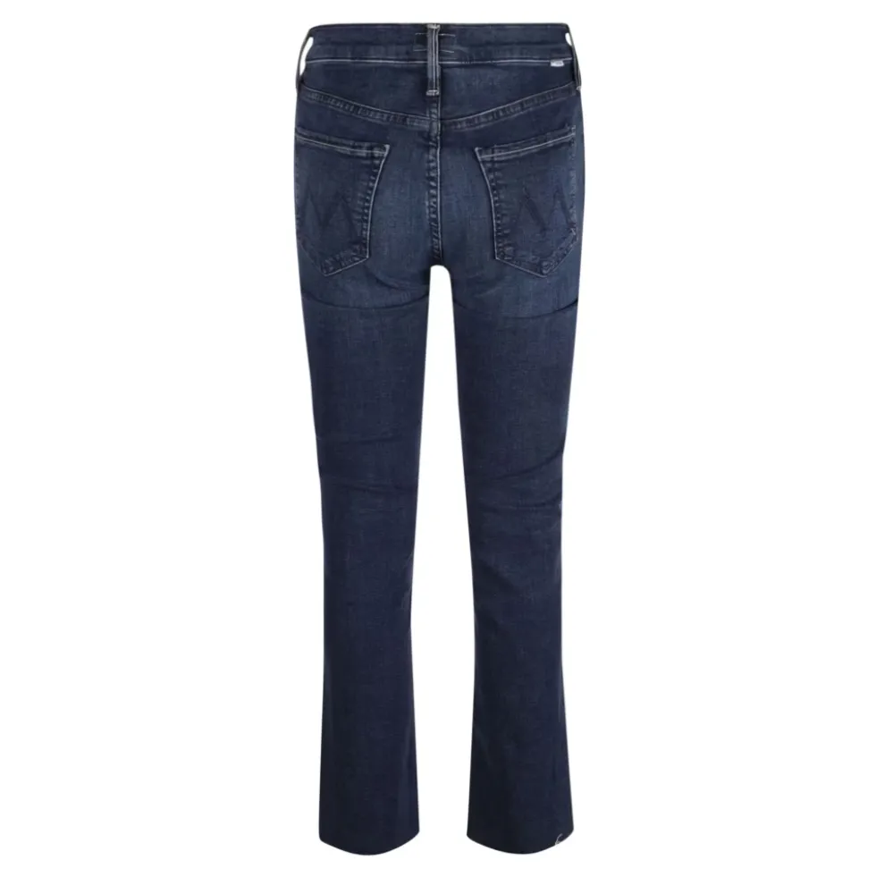 The Mid Rise Dazzler Ankle Fray Jeans