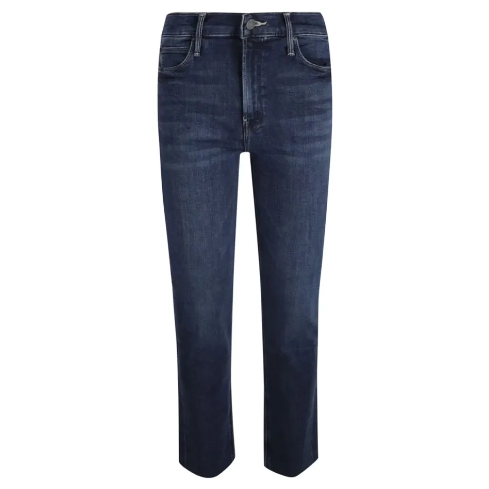 The Mid Rise Dazzler Ankle Fray Jeans