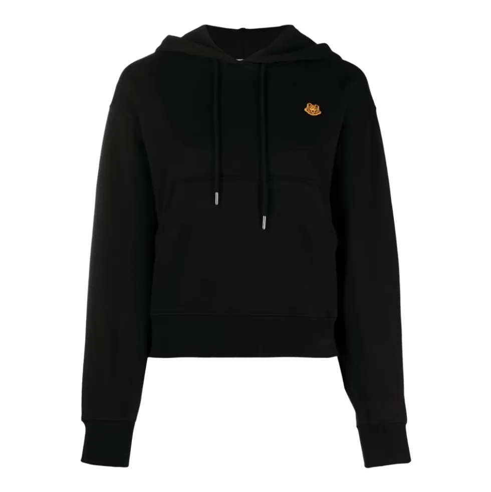 Tiger Crest Logo Boxy Hættetrøje