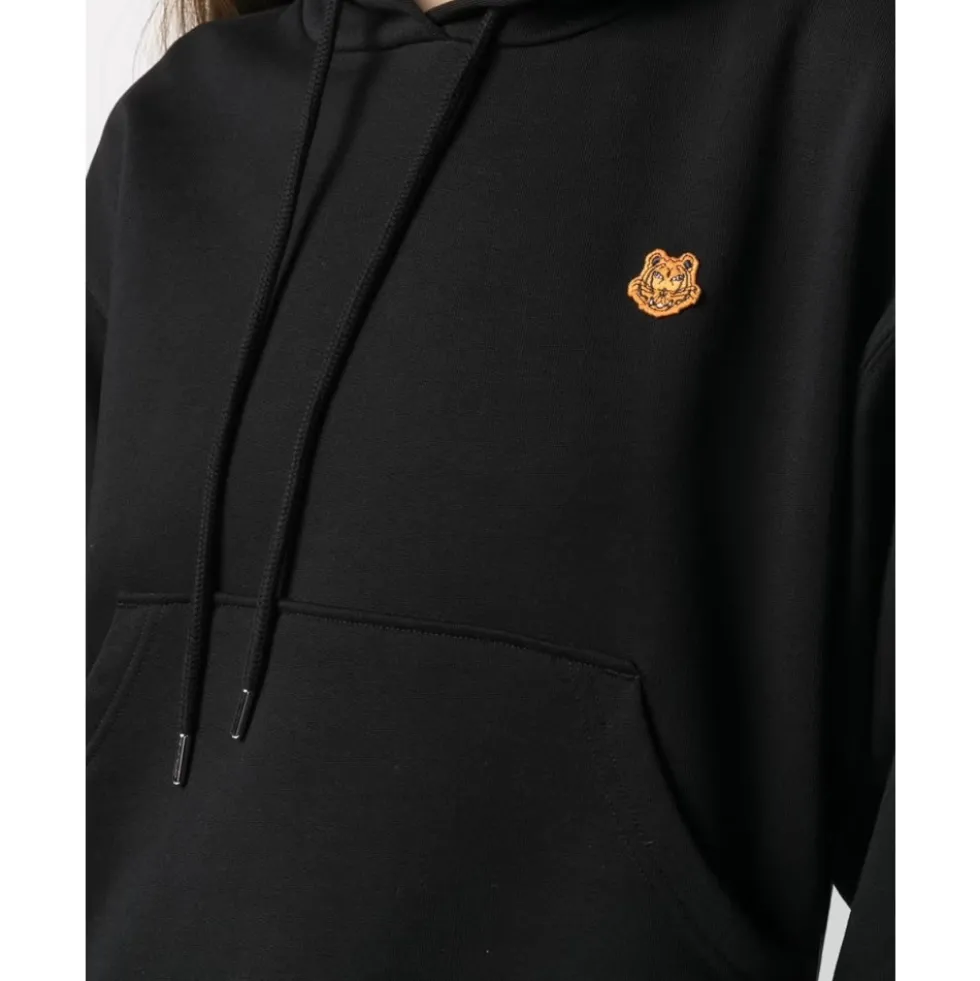 Tiger Crest Logo Boxy Hættetrøje