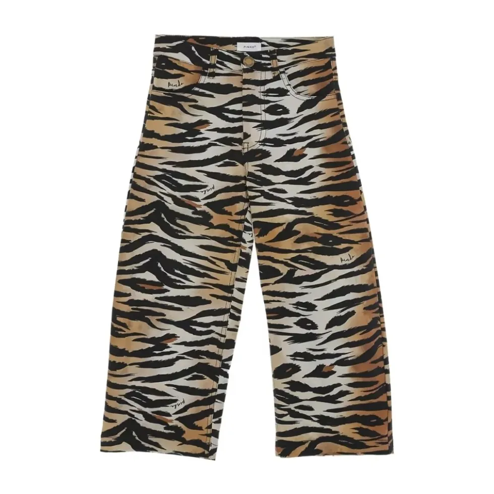 Tiger-print Bukser