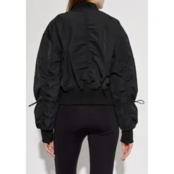 TrueNature Woven Bomber Cropped Jakke