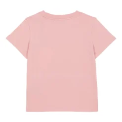 T-shirt med flocktrykt logo