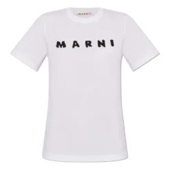 T-shirt med trykt logo