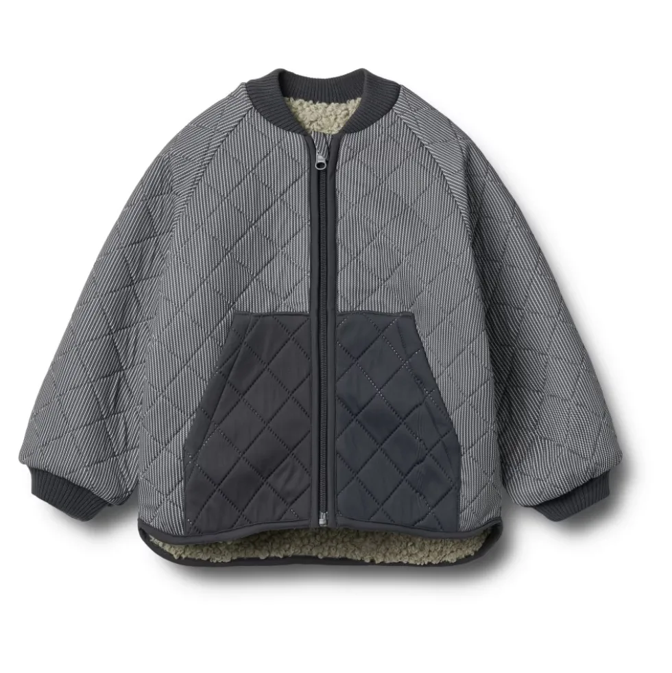 Vendbar Termojakke Lake - Ink Stripe