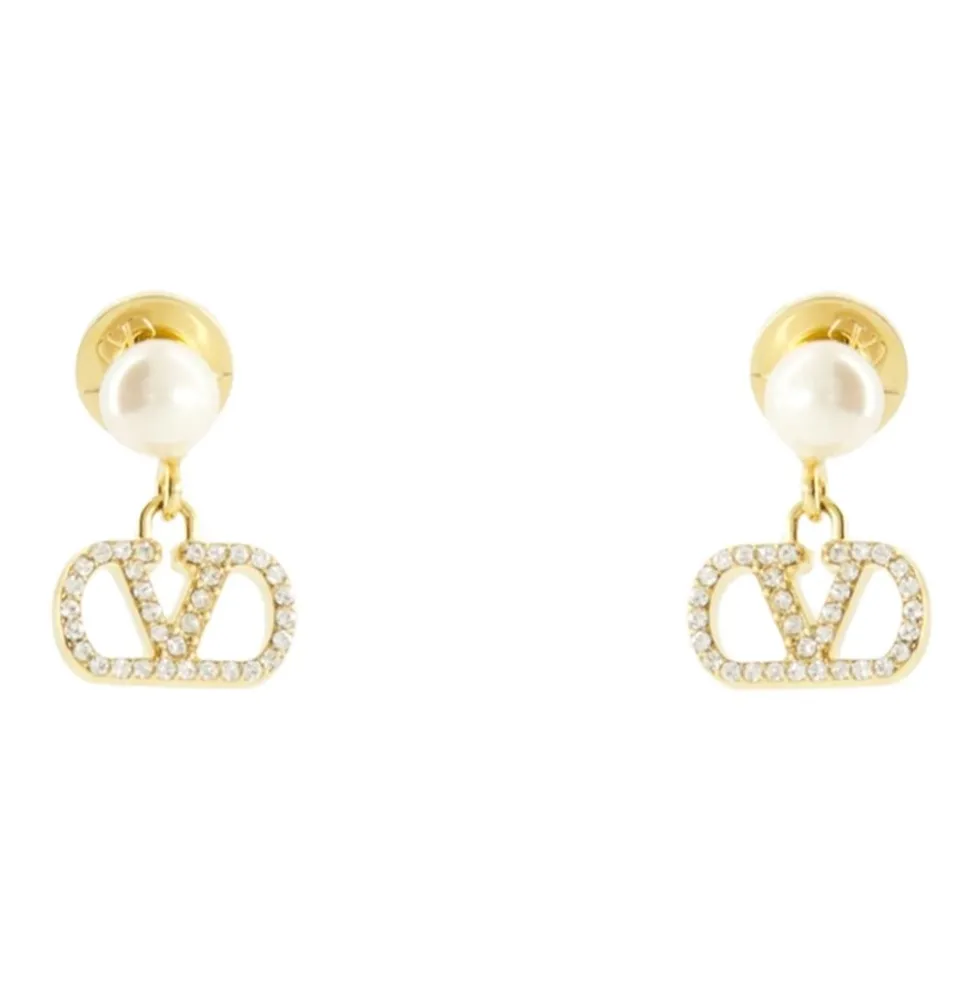 VLogo Swarovski Øreringe