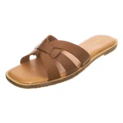 Vævet Læder Sliders