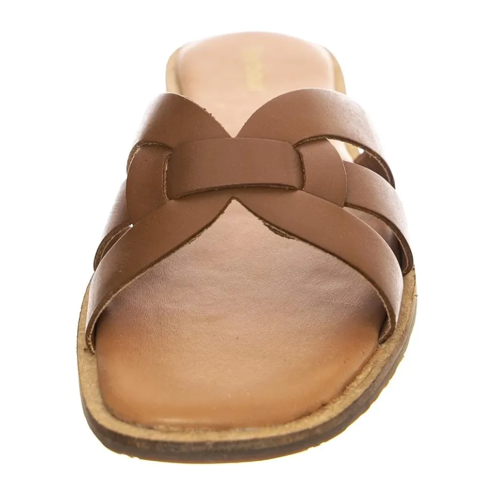 Vævet Læder Sliders