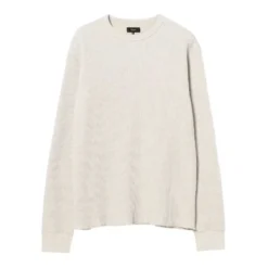 Waffle Crew Neck Sweatshirt
