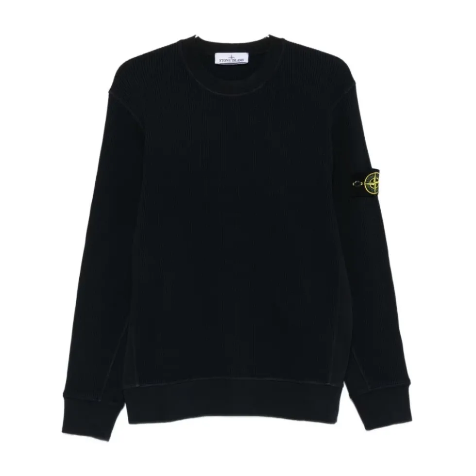 Waffle Knit Sweatshirt