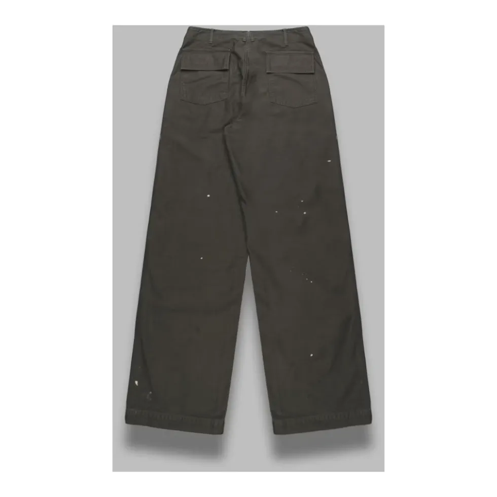 Washed Baggy Bleached Baker Pants