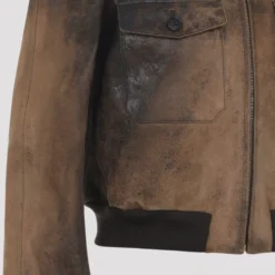 Waxed Suede Læderjakke