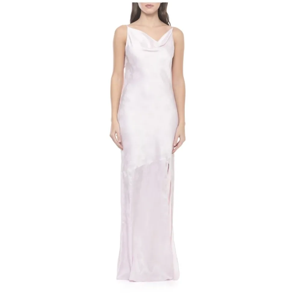 Wide Neckline Ruffle Dress