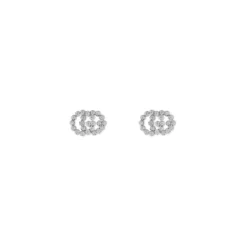 YBD481676003 - Hvidguld 18kt, diamanter - GG Running stud øreringe i 18kt hvidguld og diamanter