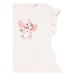 Zebra Print Bomuldskjole